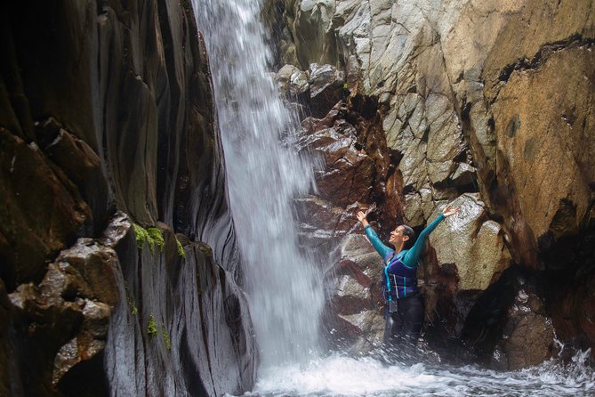 Utuado Canyon, River & Waterfall Adventure in Puerto Rico - Giant volcanic rock and Taino petroglyphs