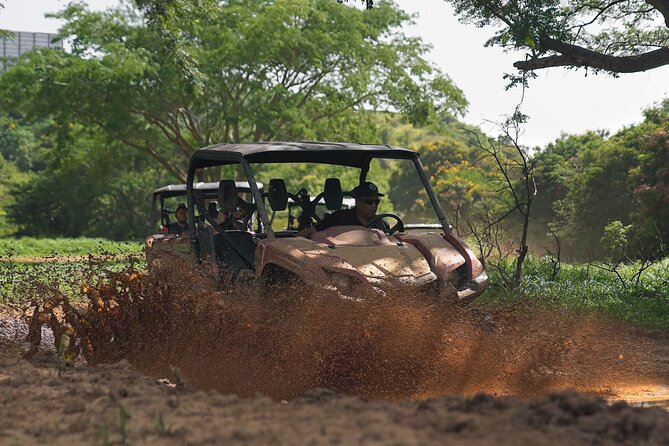 UTV adventure in Naguabo Puerto Rico 50 minutes trip 80 acres - The stop for photos, games, and a break