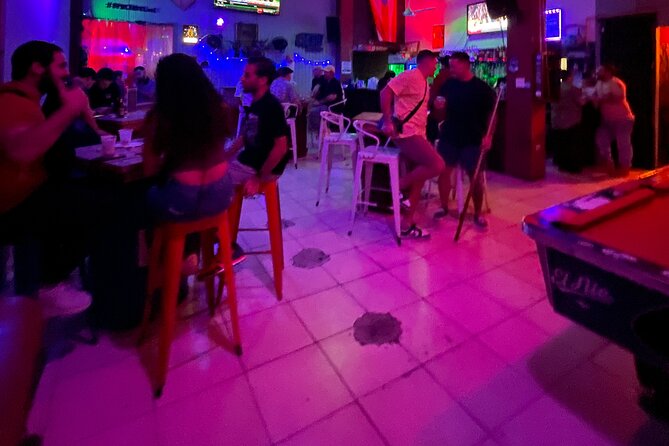Visit Local Bars at Art District in San Juan - Second bar: board games, pool, and changing entertainment
