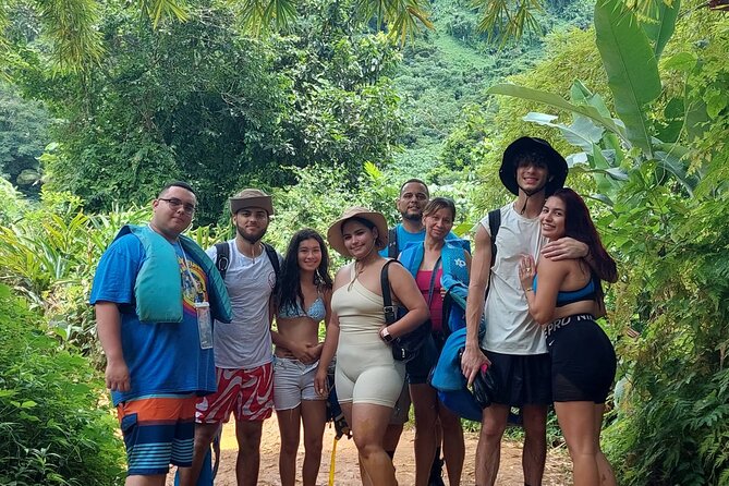 Yunque Rainforest Tour in Puerto Rico - Swimming, jumping, and the natural rock slide