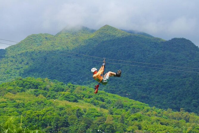Ziplining at the Rainforest in Puerto Rico - Why Luquillo is a smart base for this outing