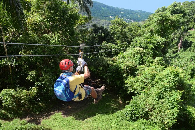 Ziplining at the Rainforest in Puerto Rico - Five lines that build from excitement to confidence